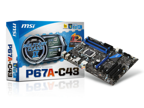 Pagrindinė plokštė MSI P67A-C43 (Atnaujinta)