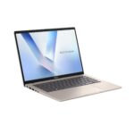 Asus Vivobook 14 X1407QA-LY045W | Platinum Gold | 14 " | IPS | WUXGA | 1920 x 1200 pixels | Anti-glare | Snapdragon X | X1 26 100 | 16 GB | LPDDR5X | Solid-state drive capacity 512 GB | Qualcomm Adreno GPU | Windows 11 Home | 802.11ax | Bluetooth version 5.3 | Keyboard language English | Keyboard backlit | Warranty 24 month(s)