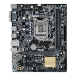 ASUS H110M-K D3 pagrindinė plokštė su DDR3 atminties palaikymu