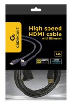 Cablexpert | HDMI High speed 90 degrees male to straight male connectors cable, 19 pins gold-plated connectors | CC-HDMI490-6 | HDMI 19pin male | HDMI 90 degrees male | 1.8 m