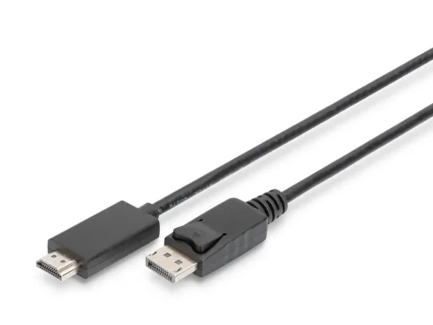 Digitus Adapter Cable, DP - HDMI type A | DisplayPort to HDMI | 2 m