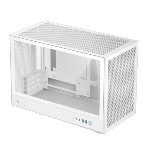 Deepcool CH260 WH korpusas, Micro ATX formato, balta spalva
