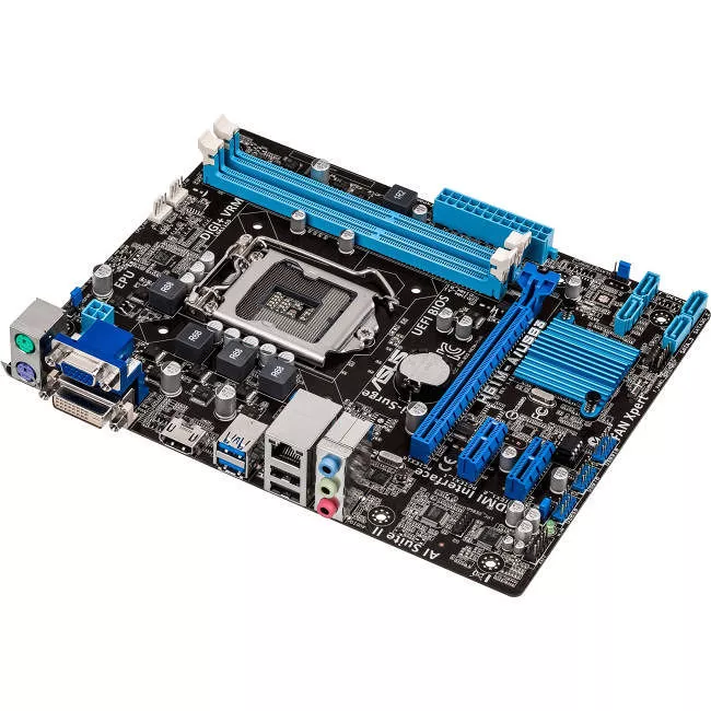 Pagrindinė plokštė ASUS H61M-A su LGA1155 lizdu
