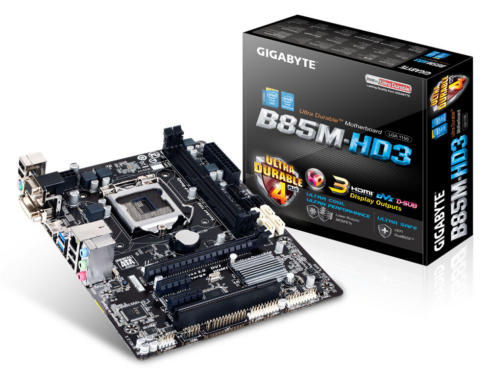Pagrindinė plokštė GIGABYTE B85M-HD3 (Atnaujinta)