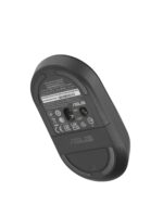 Klaviatūros ir pelės rinkinys su 2.4 GHz nano-imtuvu, matomas iš šono