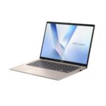 Asus Vivobook 14 X1407QA-LY045W | Platinum Gold | 14 " | IPS | WUXGA | 1920 x 1200 pixels | Anti-glare | Snapdragon X | X1 26 100 | 16 GB | LPDDR5X | Solid-state drive capacity 512 GB | Qualcomm Adreno GPU | Windows 11 Home | 802.11ax | Bluetooth version 5.3 | Keyboard language English | Keyboard backlit | Warranty 24 month(s)