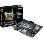 Pagrindinė plokštė ASUS H110M-A D3 su LGA1151 procesorių lizdu