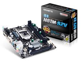Pagrindinė plokštė GIGABYTE H81M-S2V su Micro-ATX formatu