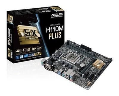 Pagrindinė plokštė ASUS H110M-PLUS (Atnaujinta)