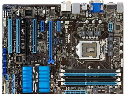 Pagrindinė plokštė ASUS P8Z68-V LX (Atnaujinta)