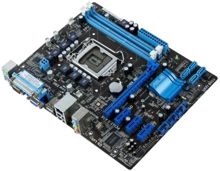 Pagrindinė plokštė ASUS P8H61-M LX su microATX formatu ir Intel procesorių palaikymu