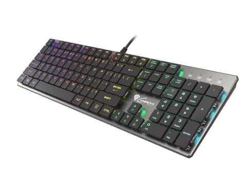 GENESIS THOR 420 Gaming Keyboard, US Layout, Wired, Silver | Genesis | THOR 420 | Silver | Gaming keyboard | Wired | RGB LED light | US | 1.65 m