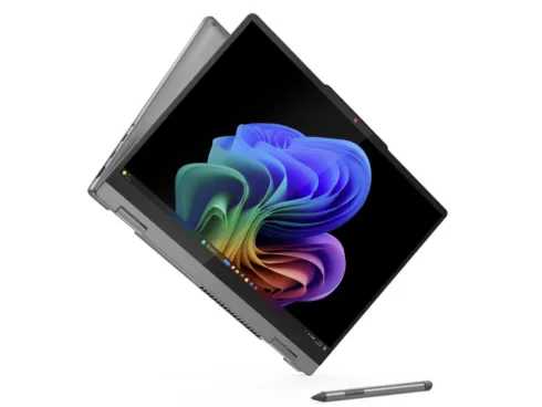 Lenovo IdeaPad 5 2-in-1 14Q8X9 | Luna Grey | 14 " | OLED | Touchscreen | WUXGA | 1920 x 1200 pixels | Glossy | Snapdragon X | X1-26-100 | 16 GB | Soldered LPDDR5x | Solid-state drive capacity 512 GB | Qualcomm Adreno GPU | Windows 11 Home | 802.11be | Bluetooth version 5.4 | Keyboard language Nordic | Keyboard backlit | Warranty 24 month(s) | Battery warranty 12 month(s)