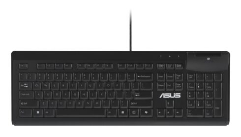 Asus KU100 klaviatūra su Smart Card skaitytuvu, juoda