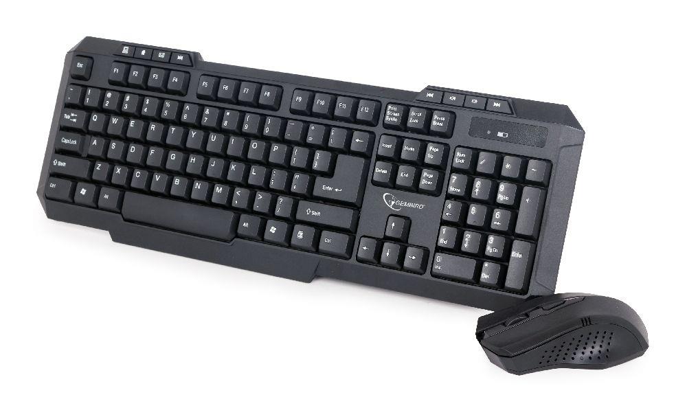65ba2c7b-2896-4aca-97cf-7bcb1336b723 Gembird | Desktop Set | KBS-WM-02 | Keyboard and Mouse Set | Wireless | Mouse included | US | Black | USB | US | 450 g | Numeric keypad | Wireless connection