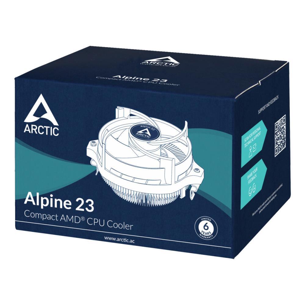 00eca0ac-f07d-41bc-902f-073e5a3b0e83 CPU aušintuvas Arctic Alpine 23 su SAM5/SAM4 tvirtinimu, iš šono