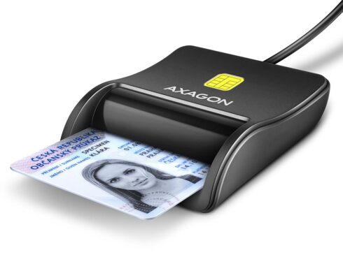 CARD READER FLAT SMARTCARD/USB2.0 1.3M CRE-SM3N AXAGON