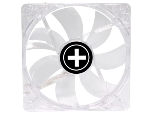 CASE FAN 120MM TRANSP 3PIN+4P/RED 12V XF046 XILENCE