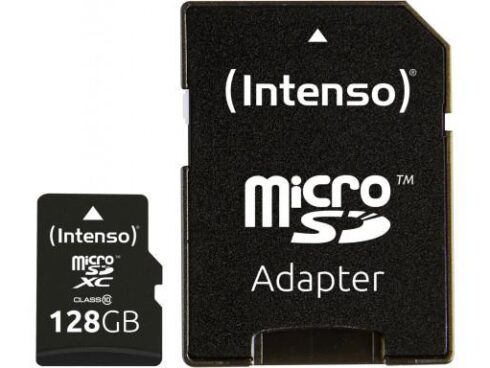 MEMORY MICRO SDXC 128GB C10/W/ADAPTER 3433491 INTENSO