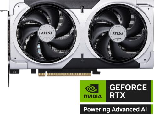 Graphics Card MSI NVIDIA GeForce RTX 5060 Ti 8 GB GDDR7 128 bit PCIE 5.0 16x Dual Slot Fansink 1xHDMI 3xDisplayPort 5060TI8GVENTUS2XOCPL