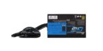 Seasonic G12 GM 650 maitinimo blokas, matomas iš šono su laidų jungtimis