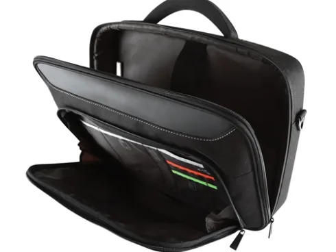 Targus | Classic+ | Fits up to size 15.6 " | Messenger - Briefcase | Black/Red | Shoulder strap