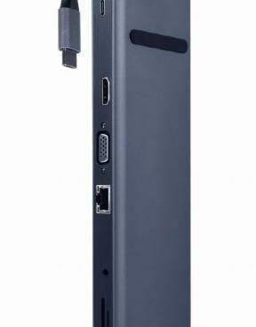 I/O ADAPTER USB-C TO HDMI/USB3/10IN1 A-CM-COMBO10-01 GEMBIRD