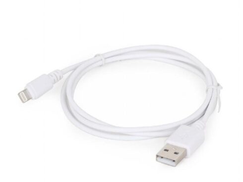 CABLE LIGHTNING TO USB2 2M/WHT CC-USB2-AMLM-2M-W GEMBIRD