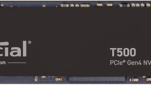 SSD CRUCIAL T500 4TB M.2 PCIe Gen4 NVMe 3D NAND Write speed 6900 MBytes/sec Read speed 7000 MBytes/sec TBW 2400 TB CT4000T500SSD3