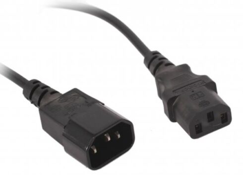 CABLEXPERT PC-189 juodas C14 jungiklis su C13 įvestimi
