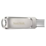 USB-C atminties kortelė SanDisk 128GB, šoninis vaizdas