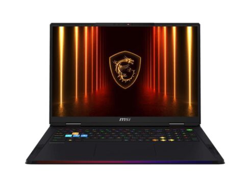 Notebook MSI Raider 18 HX AI A2XWIG CPU  Core Ultra U9-285HX 2800 MHz 18" 3840x2400 RAM 64GB DDR5 6400 MHz SSD 2TB+2TB NVIDIA GeForce RTX 5080 16GB ENG Card Reader SD Expres Windows 11 Home Black 3.6 kg RDR18HXAIA2XWIG-230NL