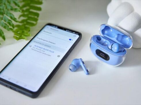 HEADSET BUDS PLUS T310AE/BLUE 3720315 INTENSO