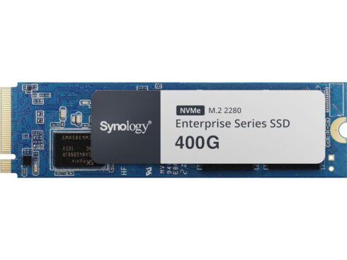 SSD SYNOLOGY 400GB M.2 NVMe Write speed 650 MBytes/sec Read speed 3000 MBytes/sec TBW 700 TB SNV5420-400G