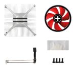 XC035 Xilence CPU aušintuvas su raudonu 92mm ventiliatoriumi