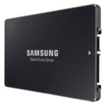 SAMSUNG SSD 3.84TB PM893, šoninis vaizdas su SATA jungtimi