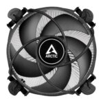 CPU aušintuvas ARCTIC S1700, matomas iš šono su ventiliatoriumi