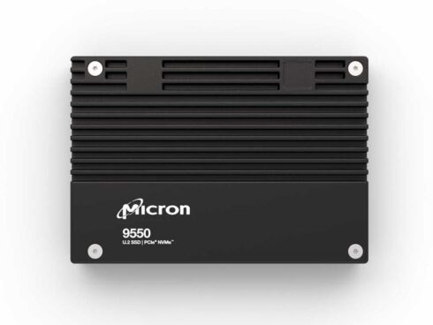 SSD MICRON SSD series 9550 PRO 15.36TB PCIe Gen5 NVMe NAND flash technology 3D TLC Write speed 10000 MBytes/sec Read speed 14000 MBytes/sec Form Factor U.2 MTFDLAL15T3THA-1BK1DABYYR