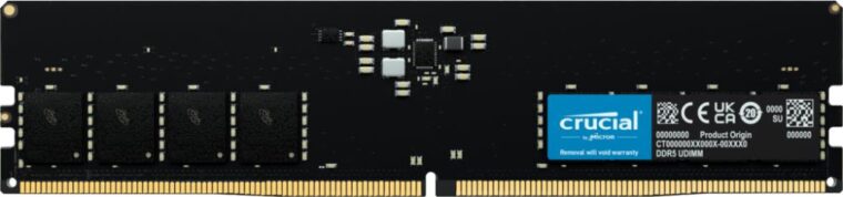 Atmintis DIMM 16GB DDR5-5600, modelis CT16G56C46U5