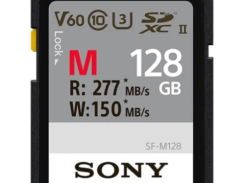 'Sony 128 GB SF-M Series UHS-II SD Memory Card | Sony | 128 GB | SDXC | Flash memory class 10'