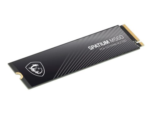 SSD MSI SPATIUM M560 2TB M.2 PCIe Gen5 NVMe 3D NAND Write speed 8700 MBytes/sec Read speed 10300 MBytes/sec TBW 1200 TB MTBF 1500000 hours S78-440Q940-P83