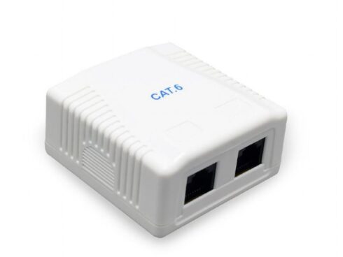 CABLE ACC MOUNT BOX CAT6 UTP/2P NCAC-2U6-01 GEMBIRD