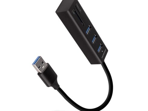I/O HUB USB3.2 3P SD/MICROSD/0.2M HMA-CR3A AXAGON
