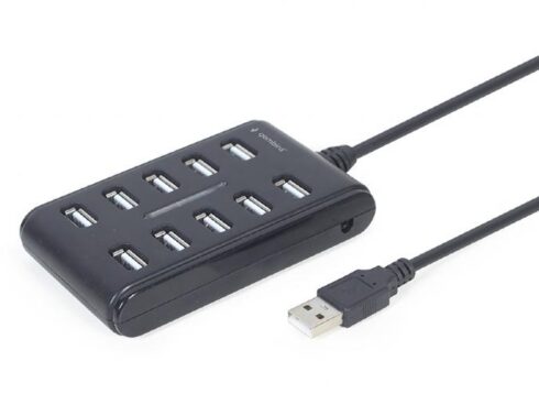 I/O HUB USB2 10PORT/UHB-U2P10P-01 GEMBIRD