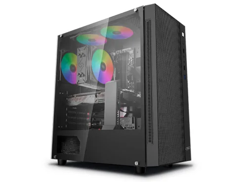 Deepcool | MATREXX 55 MESH | Side window | Black | E-ATX | Power supply included No | ATX PS2 （Length less than 170mm)