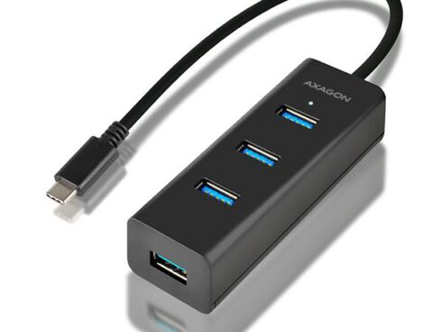 I/O HUB USB-C 4PORT CHARGING/0.4M HUE-S2C AXAGON