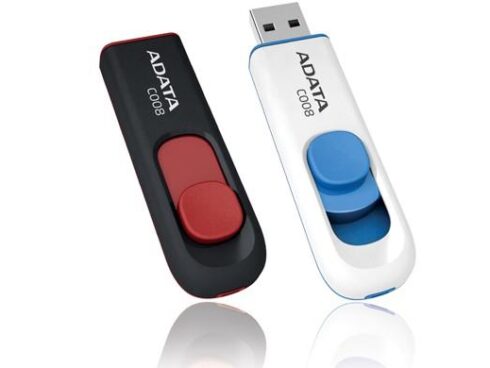 MEMORY DRIVE FLASH USB2 16GB/WH/BLUE AC008-16G-RWE A-DATA