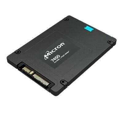 SSD MICRON SSD series 7450 MAX 1.6TB NVMe NAND flash technology TLC Write speed 2700 MBytes/sec Read speed 6800 MBytes/sec Form Factor U.3 TBW 8700 TB MTFDKCB1T6TFS-1BC1ZABYYR
