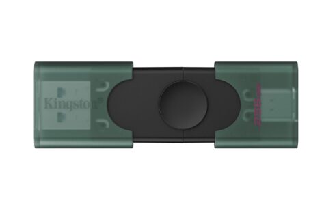 KINGSTON 256GB DataTraveler Duo su USB Type-A ir Type-C jungtimis