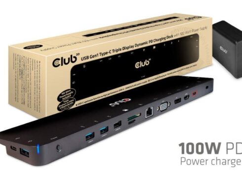 NB ACC DOCKING STATION/USB-C 100W CSV-1564W100 CLUB3D